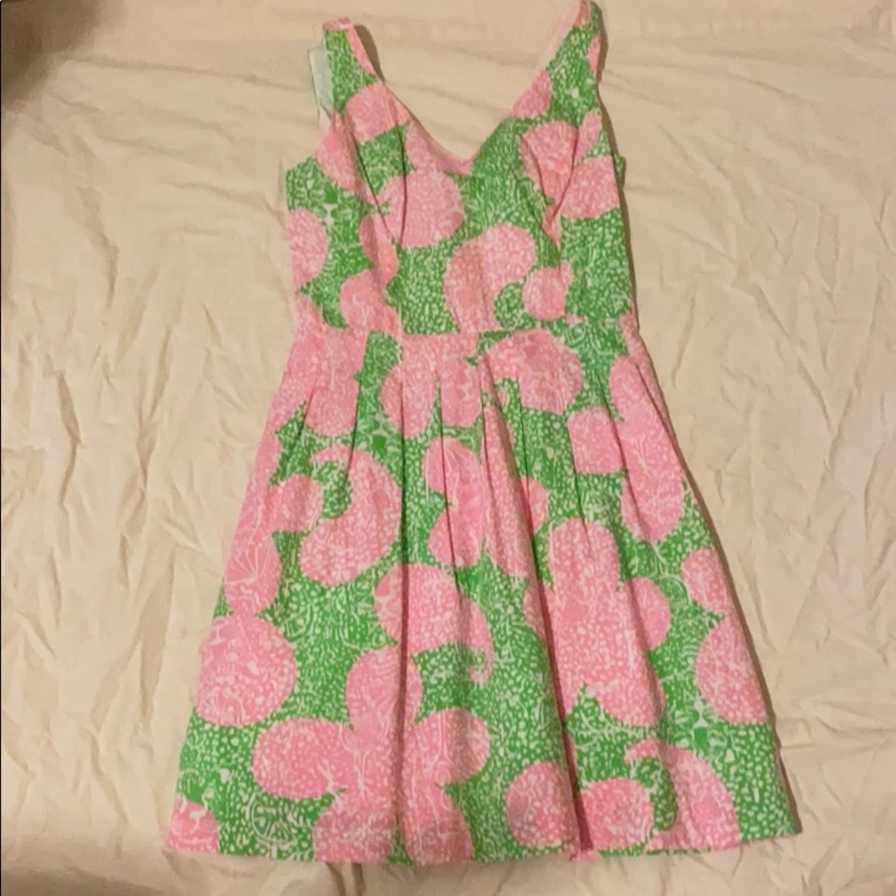 Lilly pink and white dress